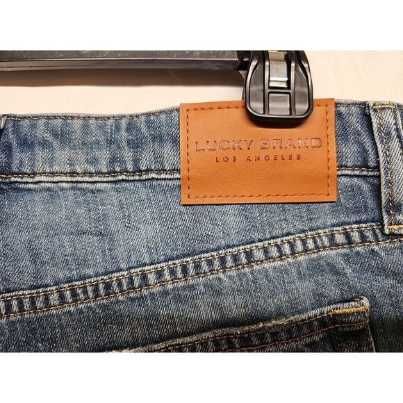 Lucky Brand Women's Cotton Blue Size 8 Boyfriend Shorts Denim Zip Solid - Picture 7 of 7